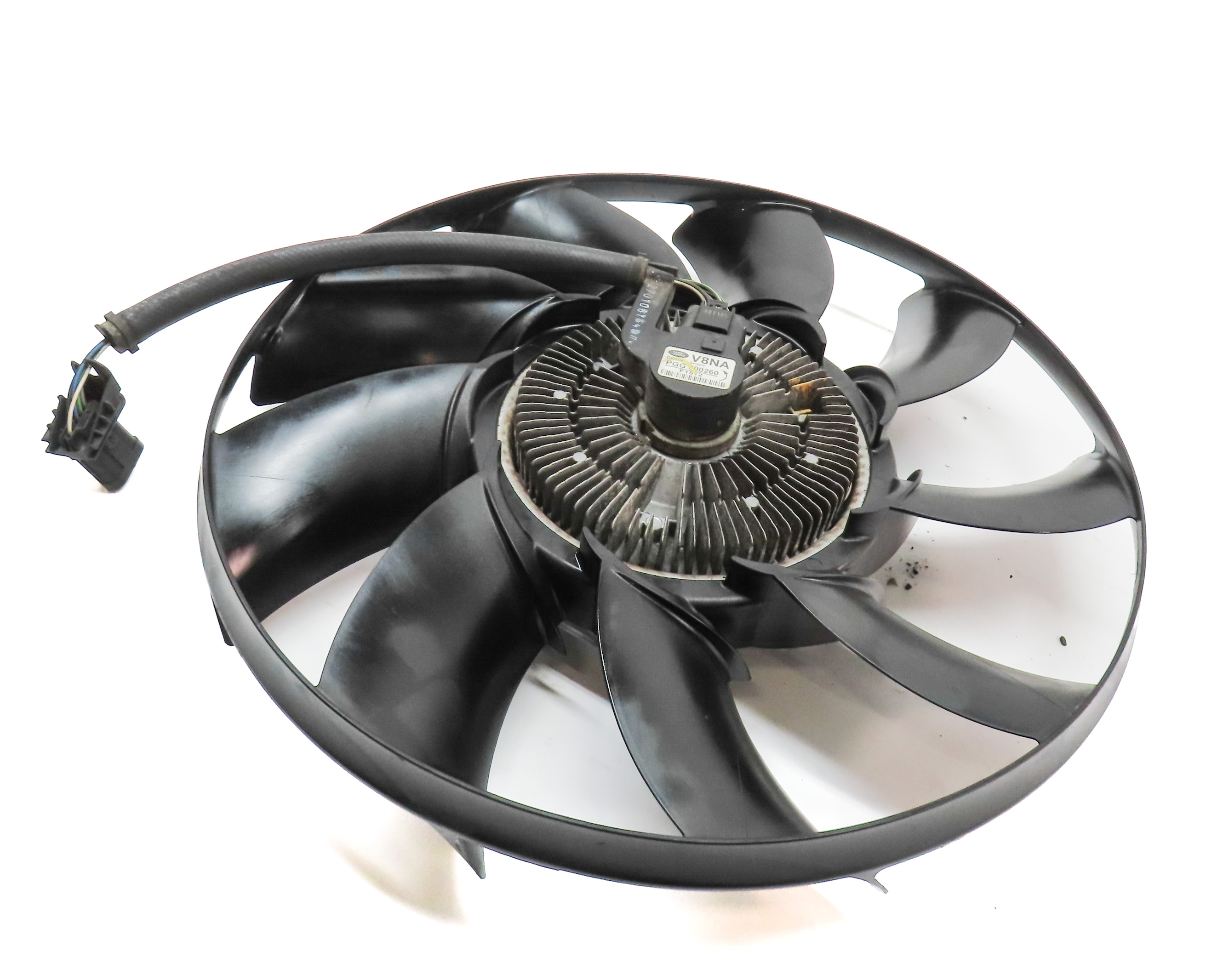 2005-2009 LR3 RANGE ROVER SPORT (L320 L322) 4.4L RADIATOR COOLING FAN w/ CLUTCH — exact item pictured